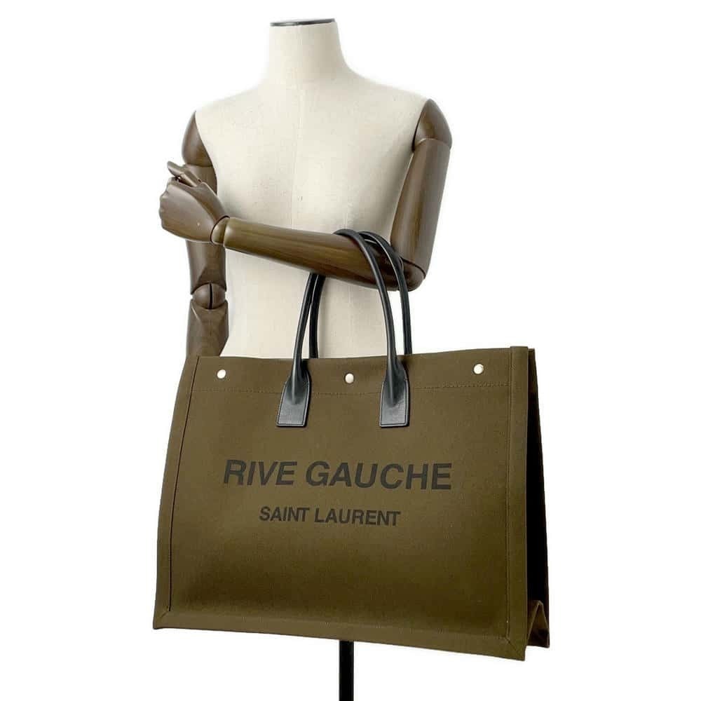 Saint Laurent Ysl Paris Rive Gauche Tote Bag Black - image 4